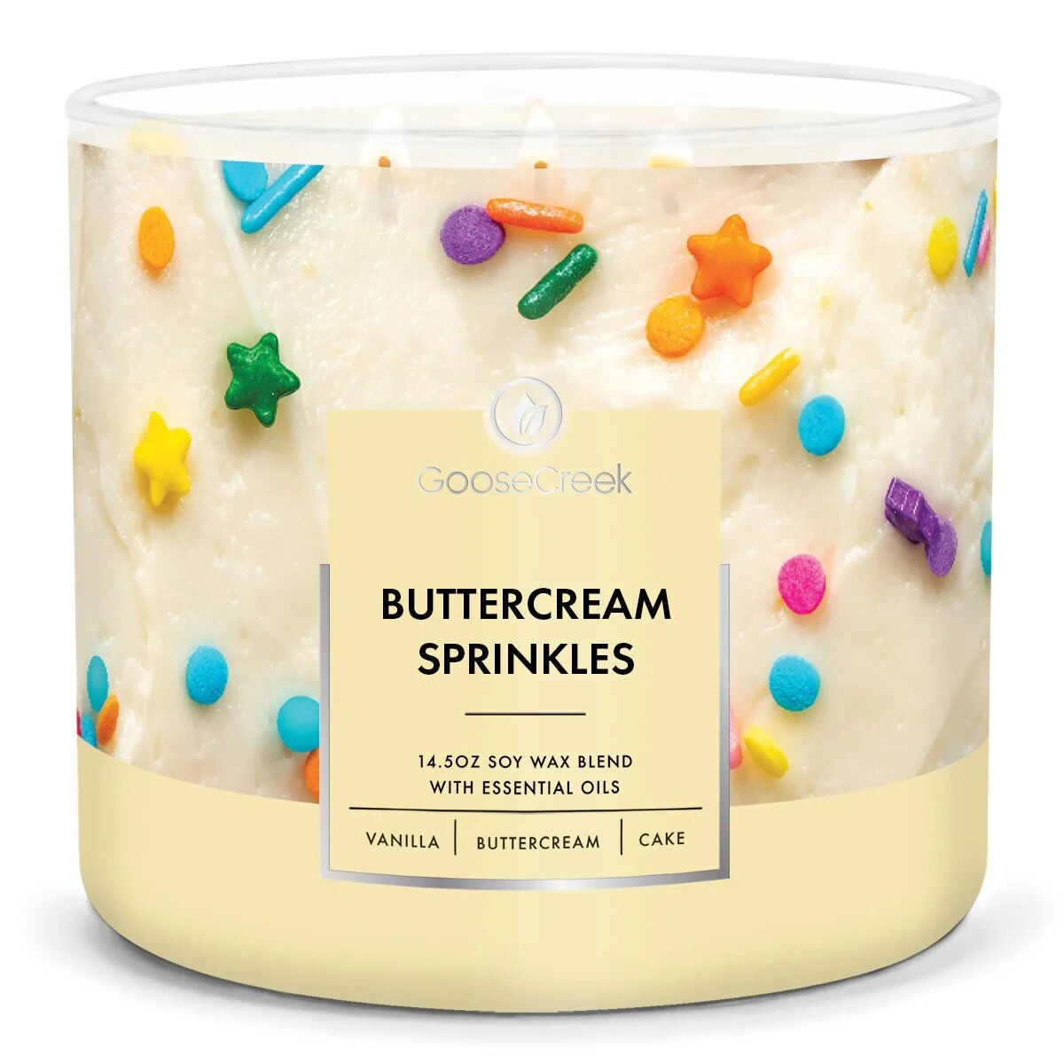 Buttercream Sprinkles 411g (3-Docht)