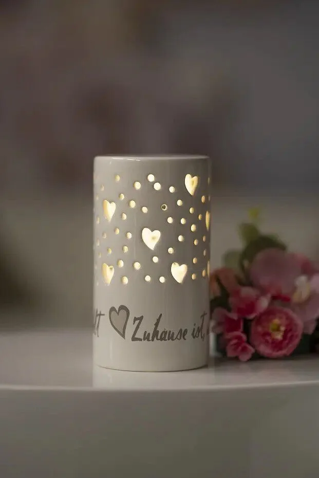 Licht-latuna-zu-Hause Lichtsäule Latuna 19cm LED cremeweiß