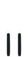 UL-TA-PB02315-2_r1__no_glow Uyuni LED Tafelkerze 15cm Plain Black 2 Stück