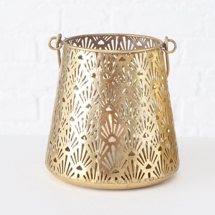 Windlicht Set Ember 2tlg. gold