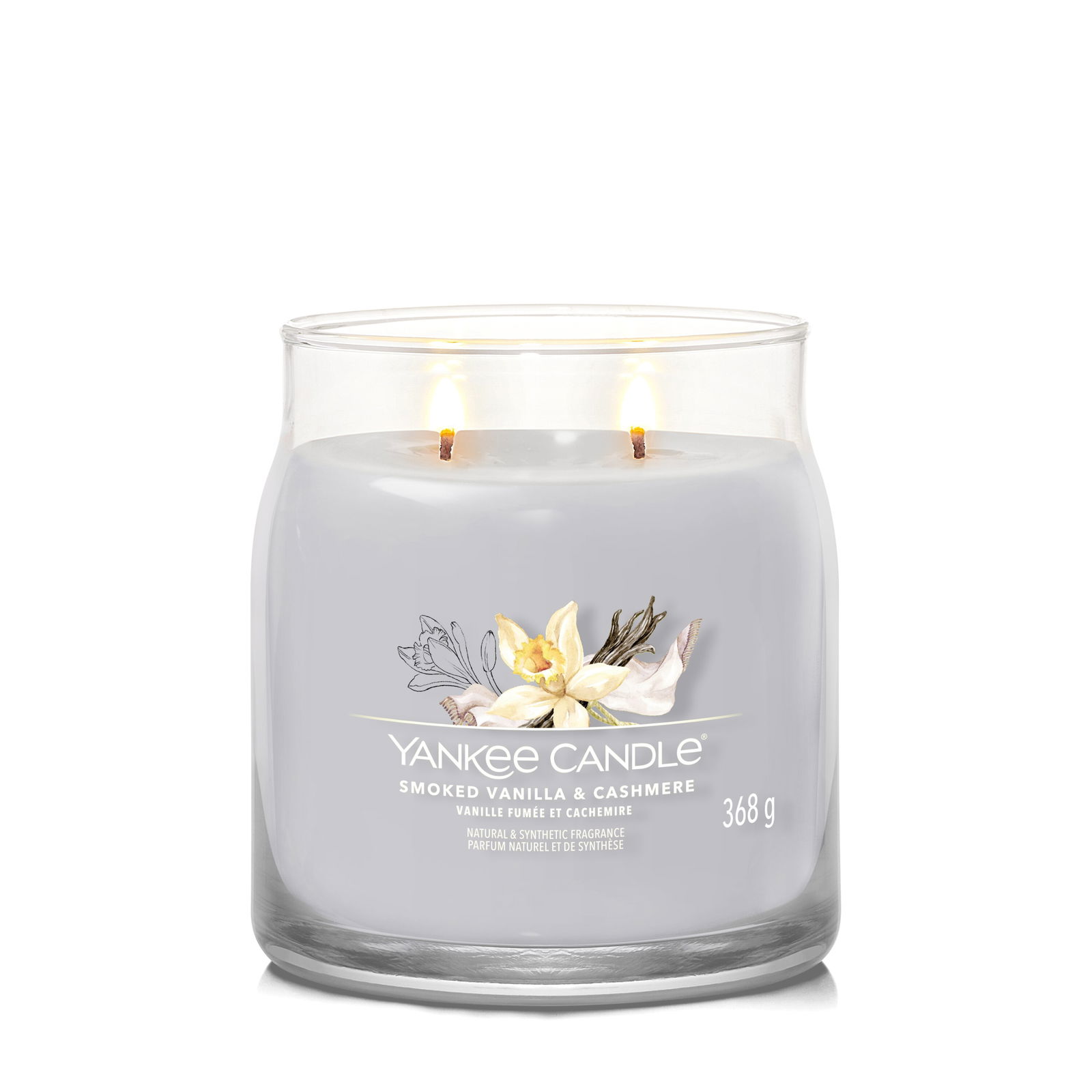 Smoked Vanilla & Cashmere Signature Medium Jar 368g 2-Docht