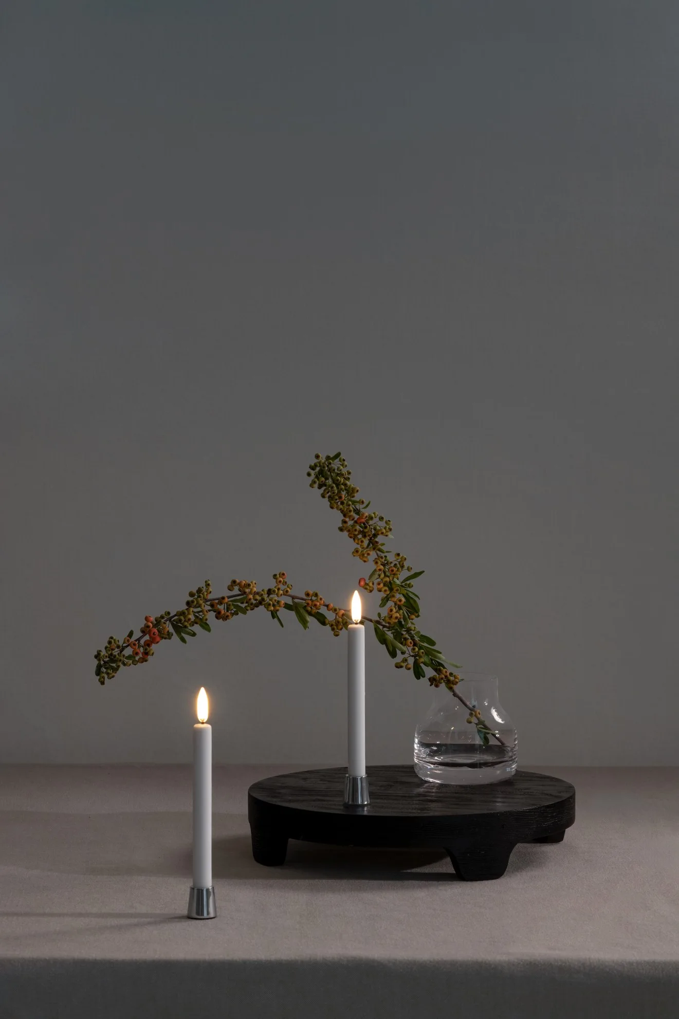 Uyuni Tafelkerzenhalter Light Mini chrome 2 Stück