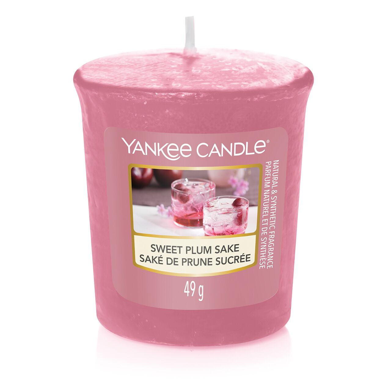 1633558E_Sweet-Plum-Saki_VotiveE Sweet Plum Sake 49g