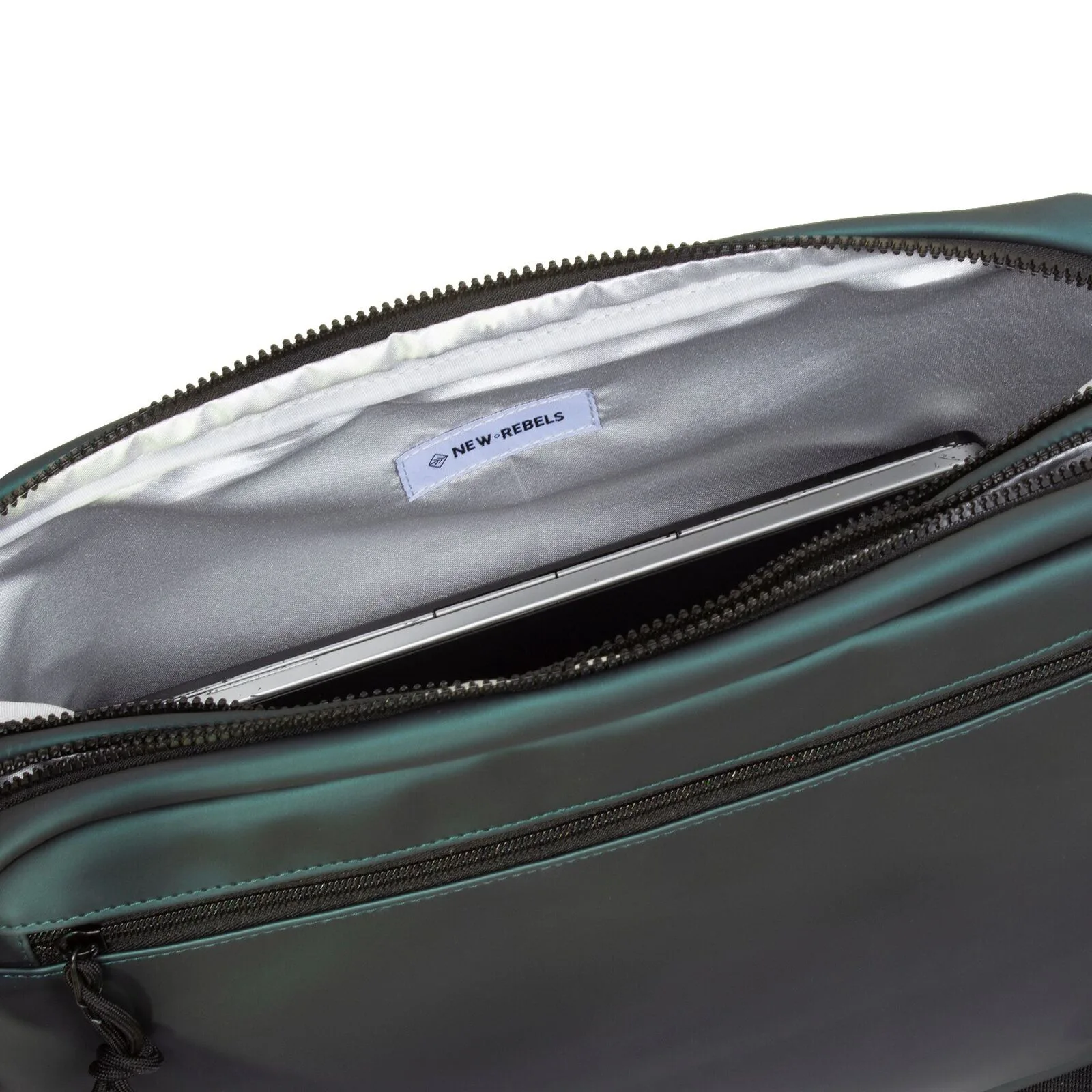 yfn1zM1I William - Harrisburg Laptop Tasche grün metallic