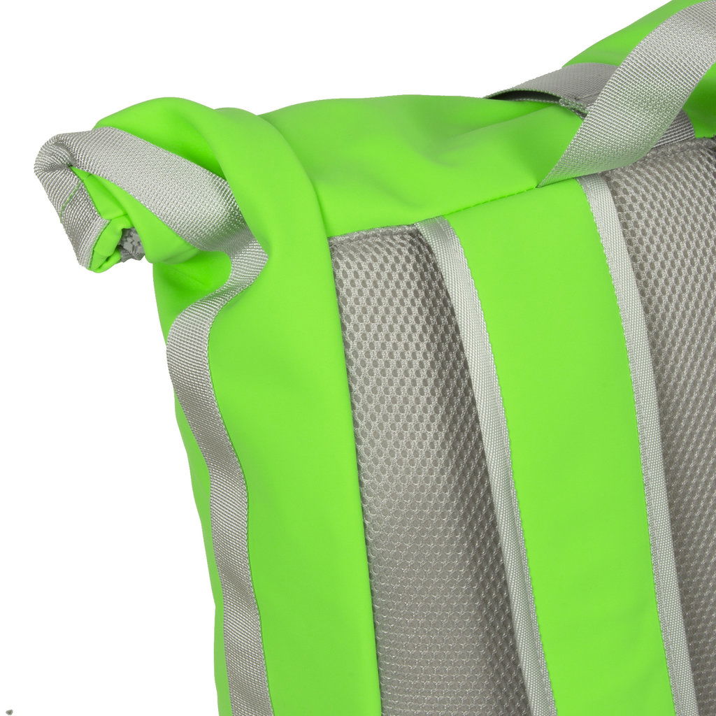 Mart - New York Rolltop Rucksack neon grün