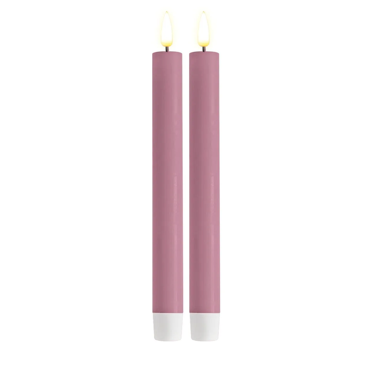 RF-0429VdhfwnokprNWq Stabkerze LED 24 cm Lavendel 2 Stück