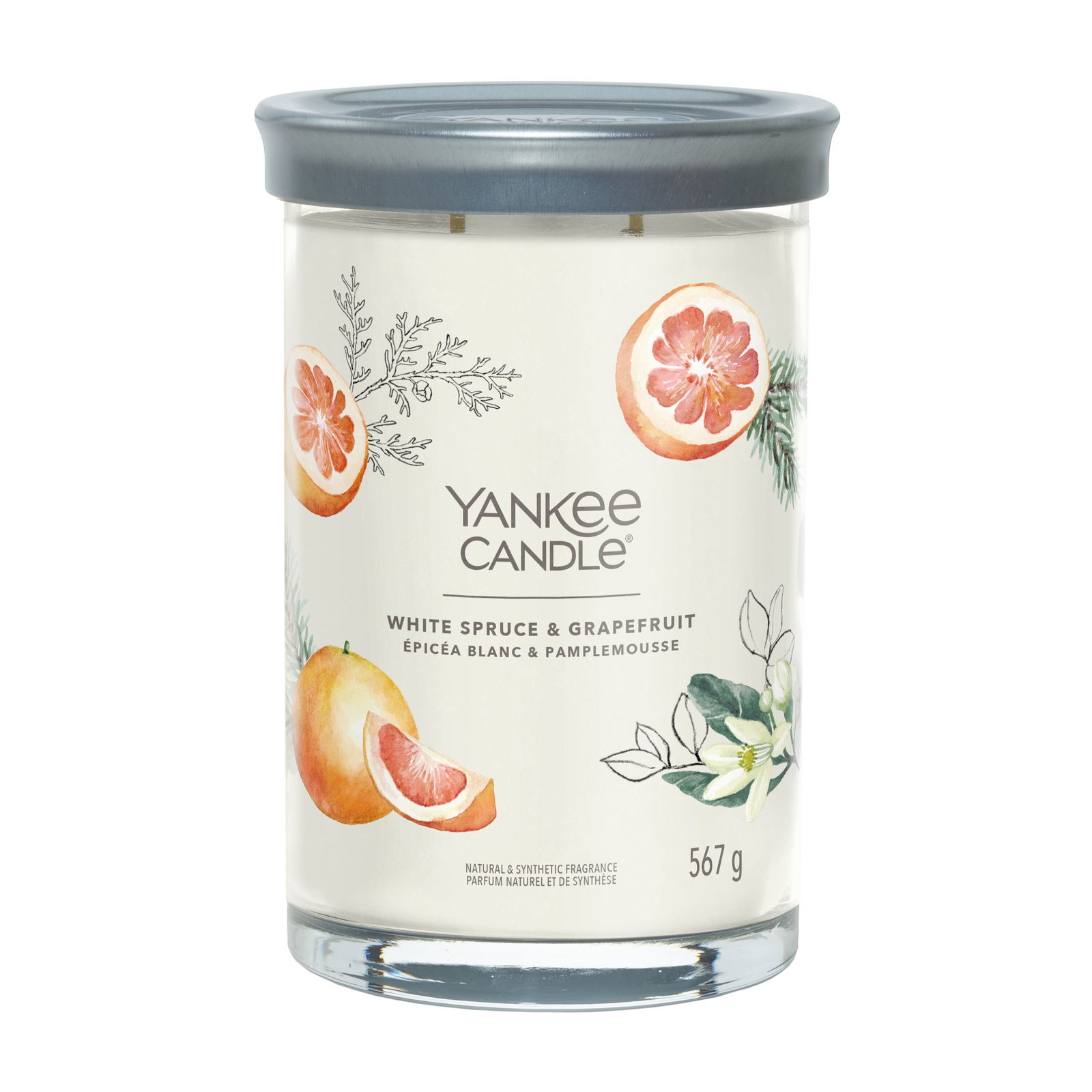 White Spruce & Grapefruit Signature Large Tumbler 567g 2-Docht