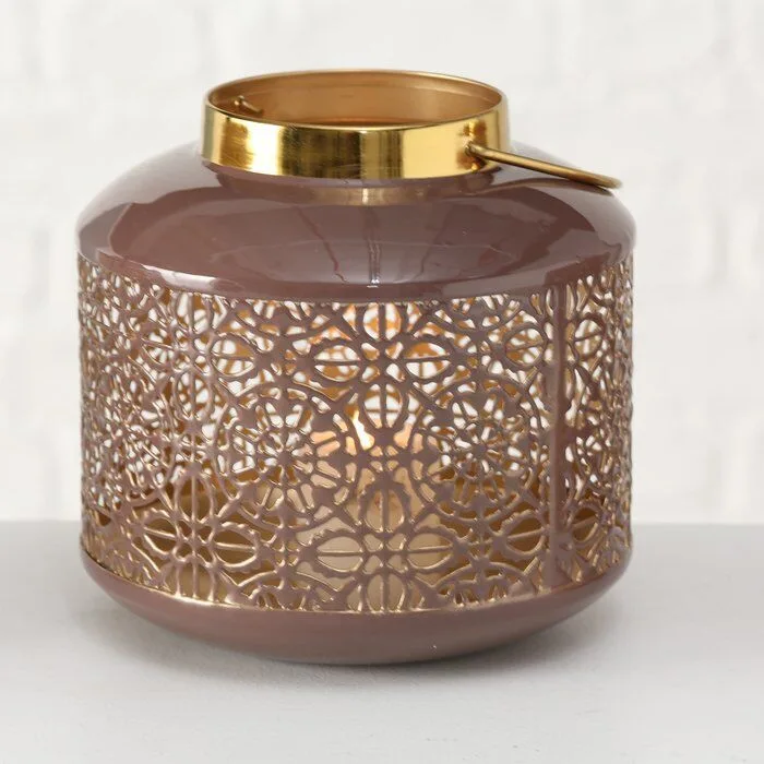 Einzelbild-YlLZ7cwh-large Windlicht Vilana braun 17cm