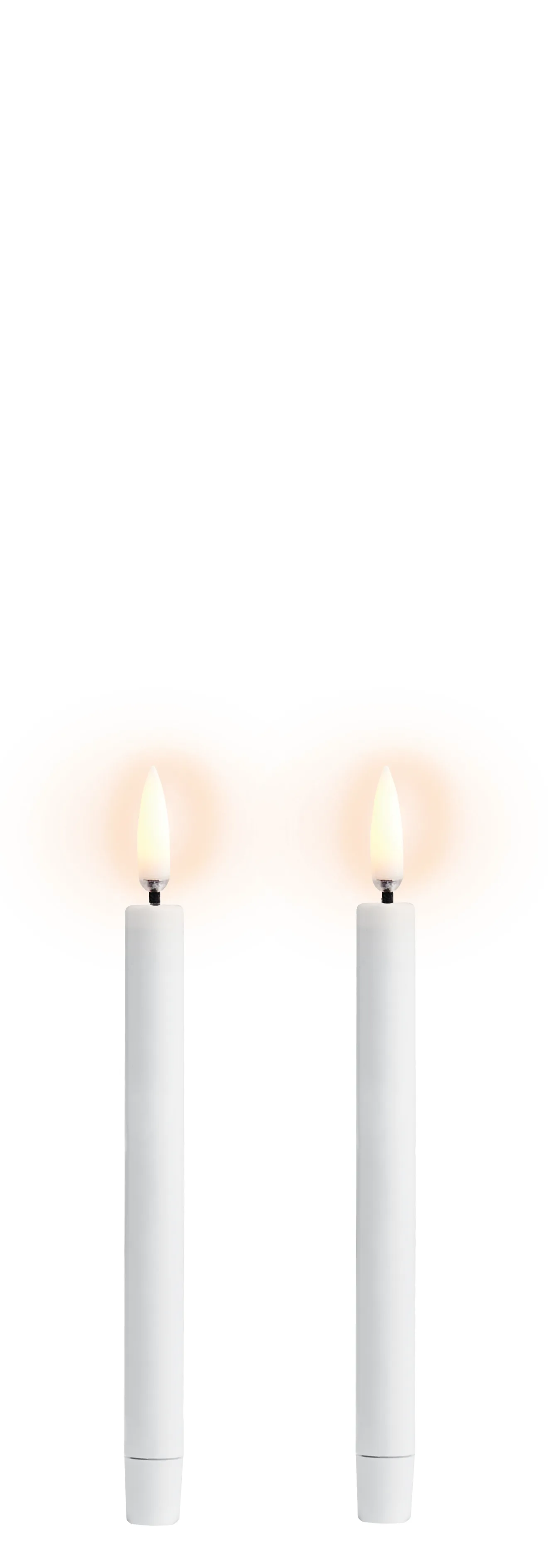 Uyuni LED Mini Tafelkerze 14cm nordic white 2 Stück