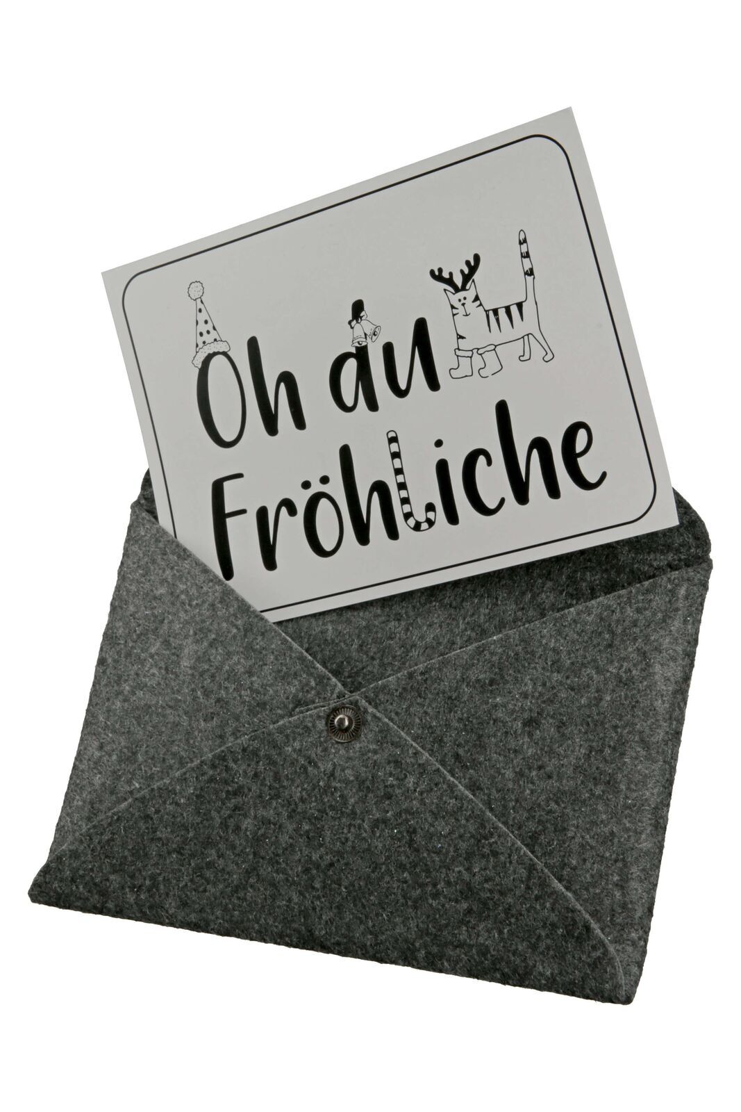 Geschenkkuvert Sternmotiv Filz Geschenkkuvert Sternmotiv Filz