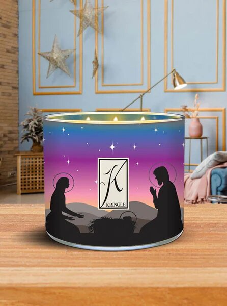 Away In A Manger 396g Tumbler 3-Docht