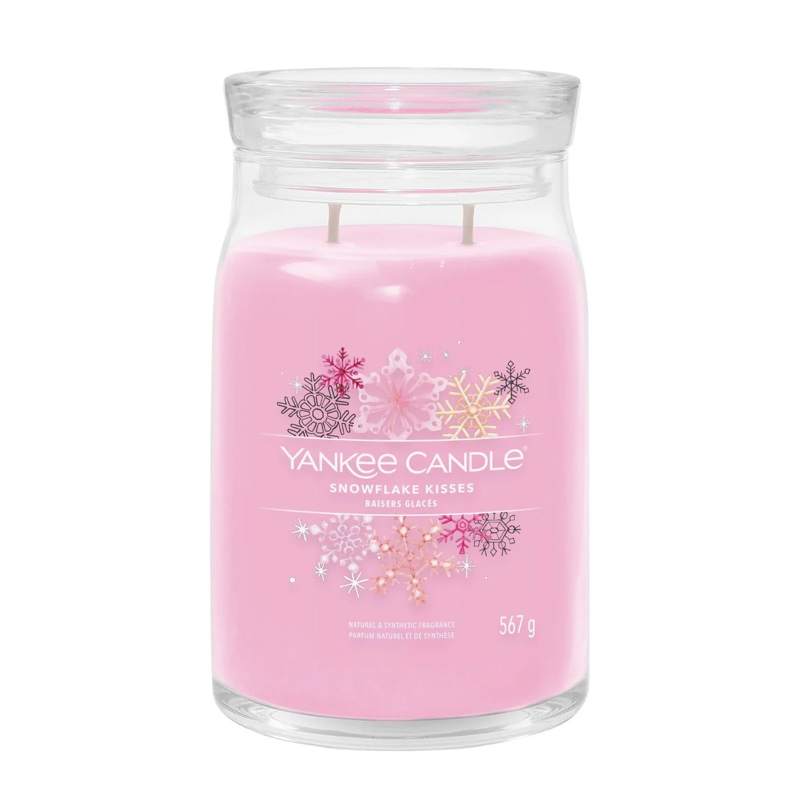 Snowflake-Kisses_Large_Lid Snowflake Kisses Signature Jar 567g 2-Docht