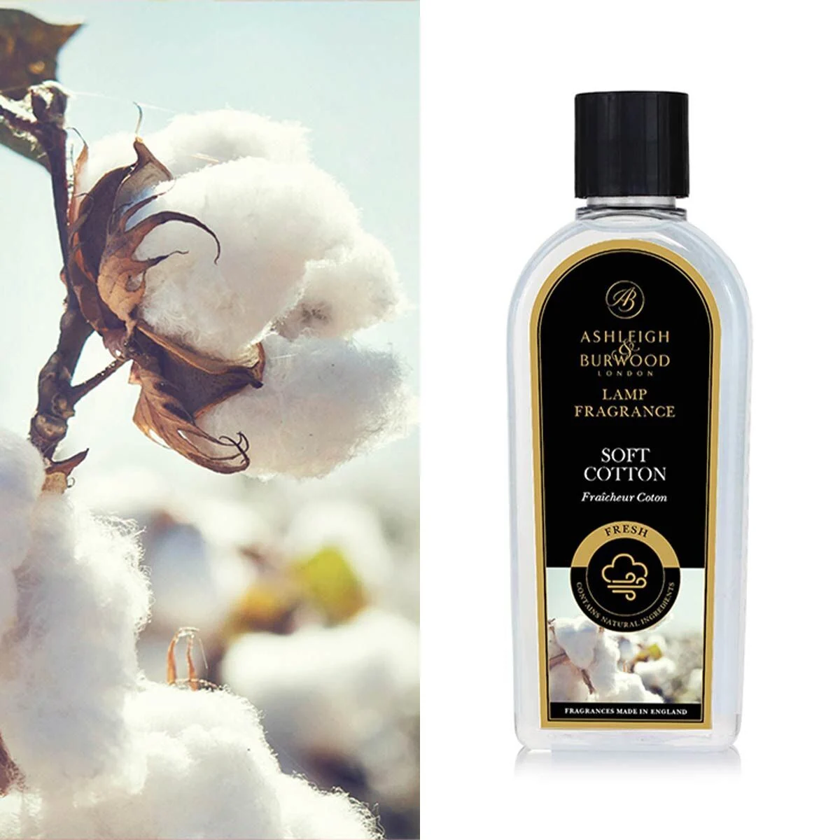 Soft Cotton 250ml Duftlampenöl Nachfüller Flasche, Kosmetik, Parfüm