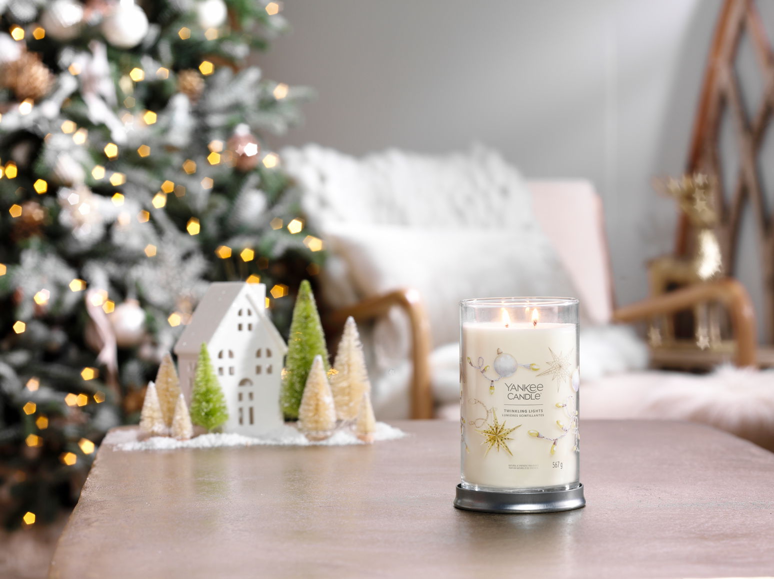 Twinkling Lights Signature Large Tumbler 567g 2-Docht