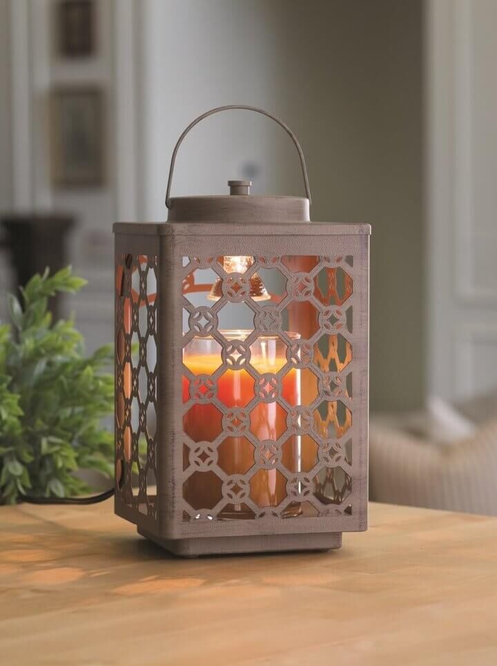 GARDEN-Laterne-Kerzenwarmer-Vintage-Taupe-3 Garden Laterne Kerzenwärmer (Vintage Taupe)