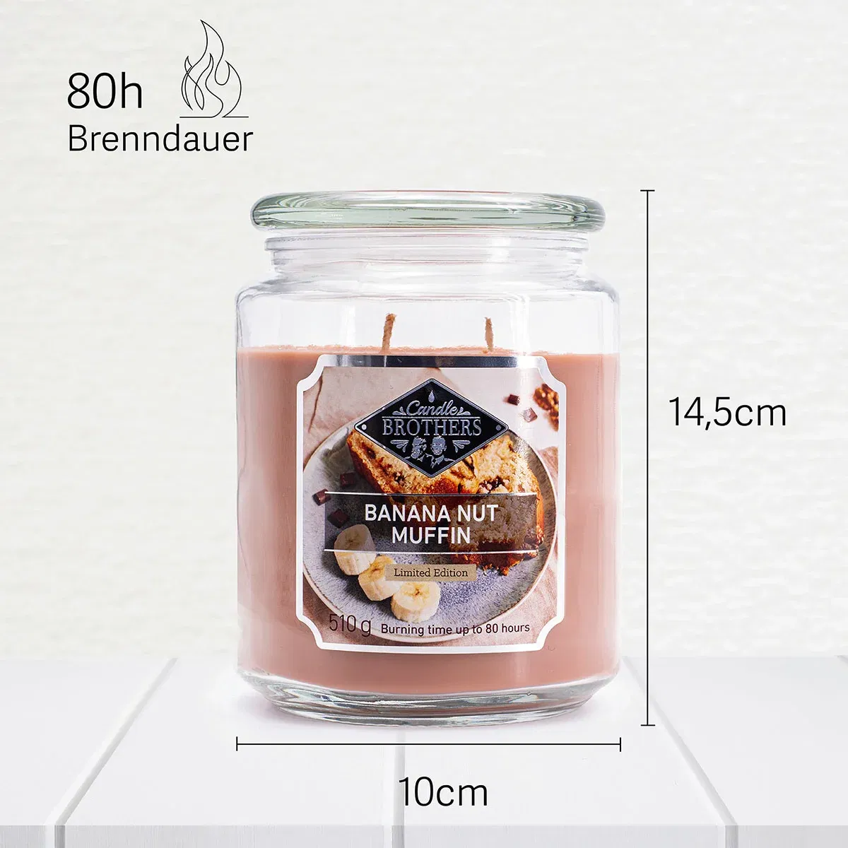 Banana Nut Muffin 510g Candle Brothers Duftkerze