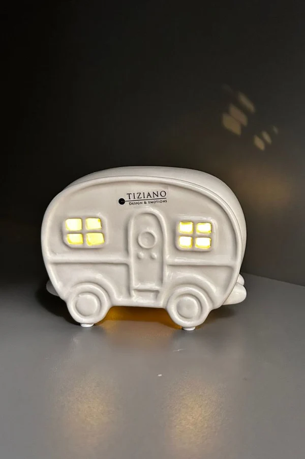 Deko Wohnwagen Casina LED 13cm