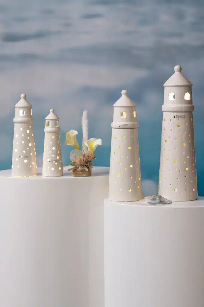 farol-padova-led-kollektion Leuchtturm Farol LED cremeweiß 21cm