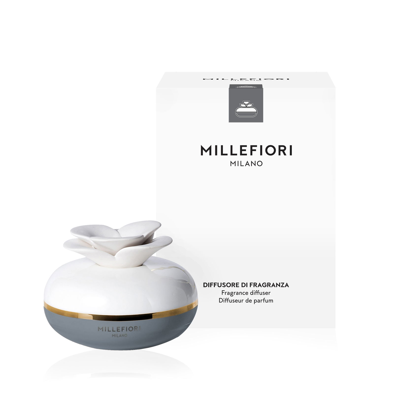 Diffuser Blume grau