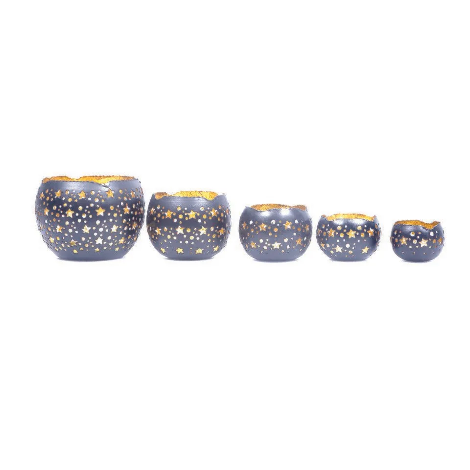 i-M5FtNTL-X2 Windlicht-Set Star blau 5 Stück