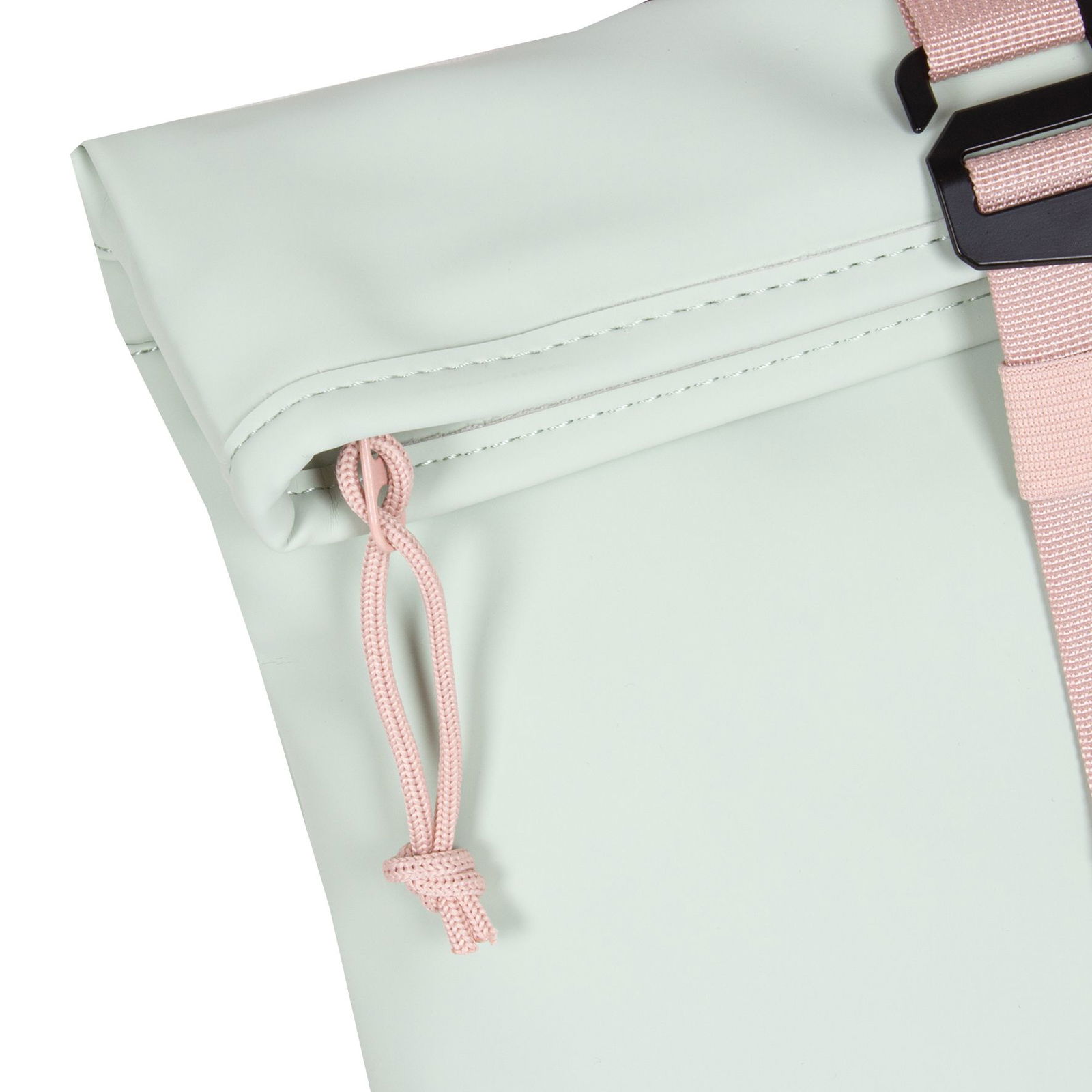 Tim - Los Angeles Rolltop Mini Rucksack minzblau/hellrosa