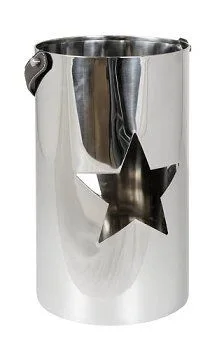 126672_g Kerzenlaterne Toba Stern Edelstahl 35cm