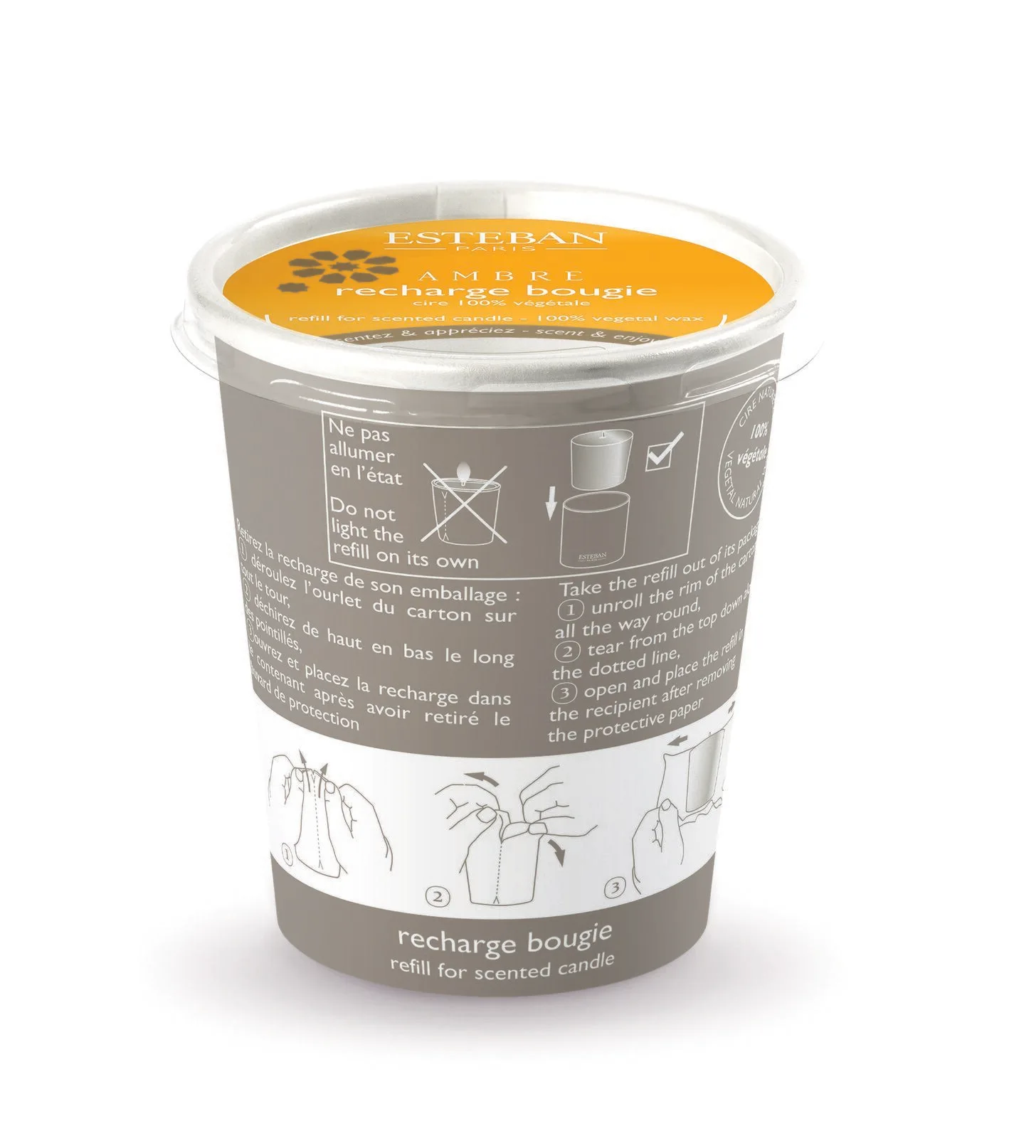 AMB-077 Ambre Nachfüller für Duftkerze 170g