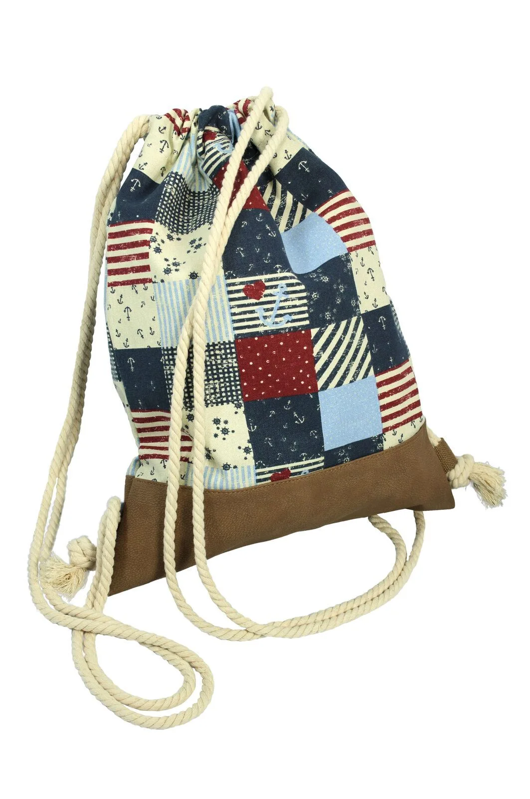 60610005-295 Freizeit-Büdel Patchwork Anker 295