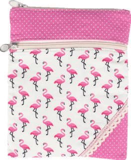 Patchwork Crossbag 177-019 (Pink Flamingo)