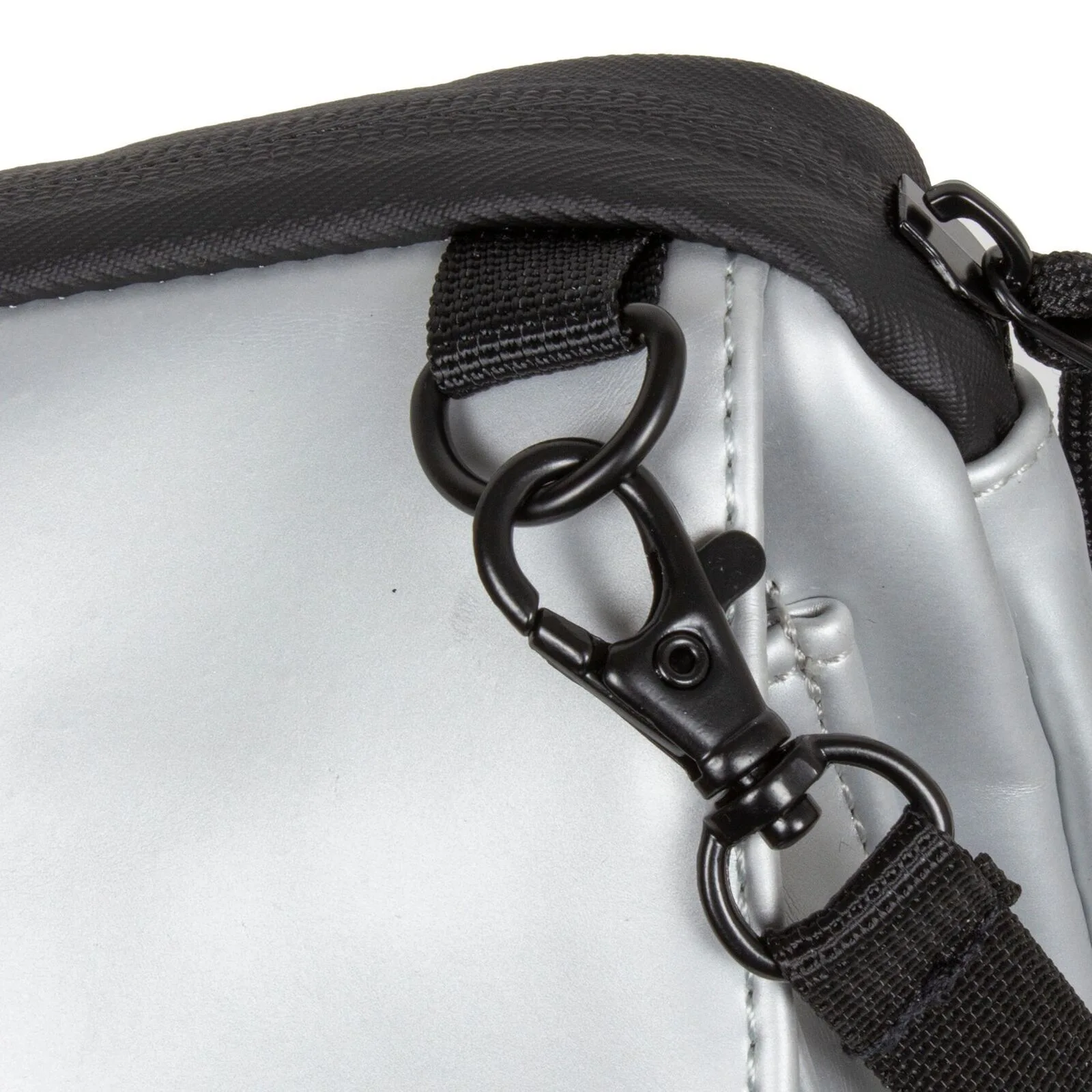 2A9WsjOs Mart - Cincinatti Handytasche mit Geldbörse silber metallic