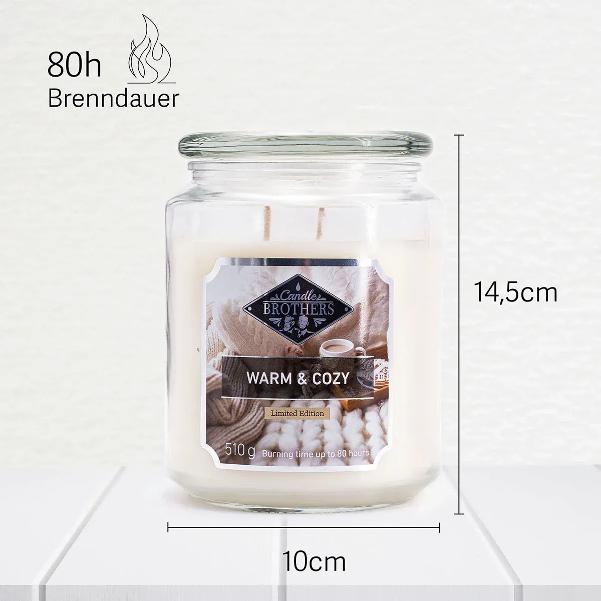 Warm & Cozy 510g Candle Brothers Duftkerze
