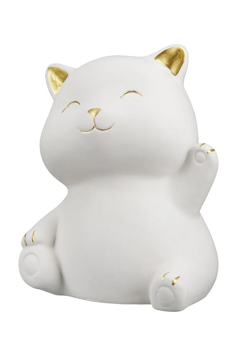 Deko Katze Kitty weiß 12cm Figur