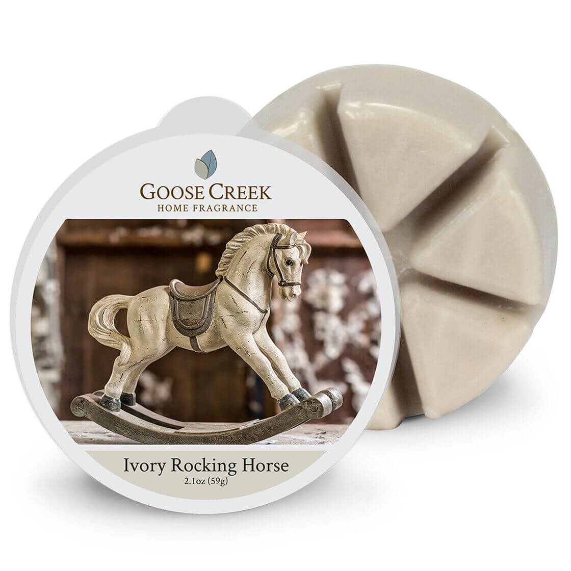 ivory-rocking-horse-wachsmelt-59g Ivory Rocking Horse 59g von Goose Creek Candle