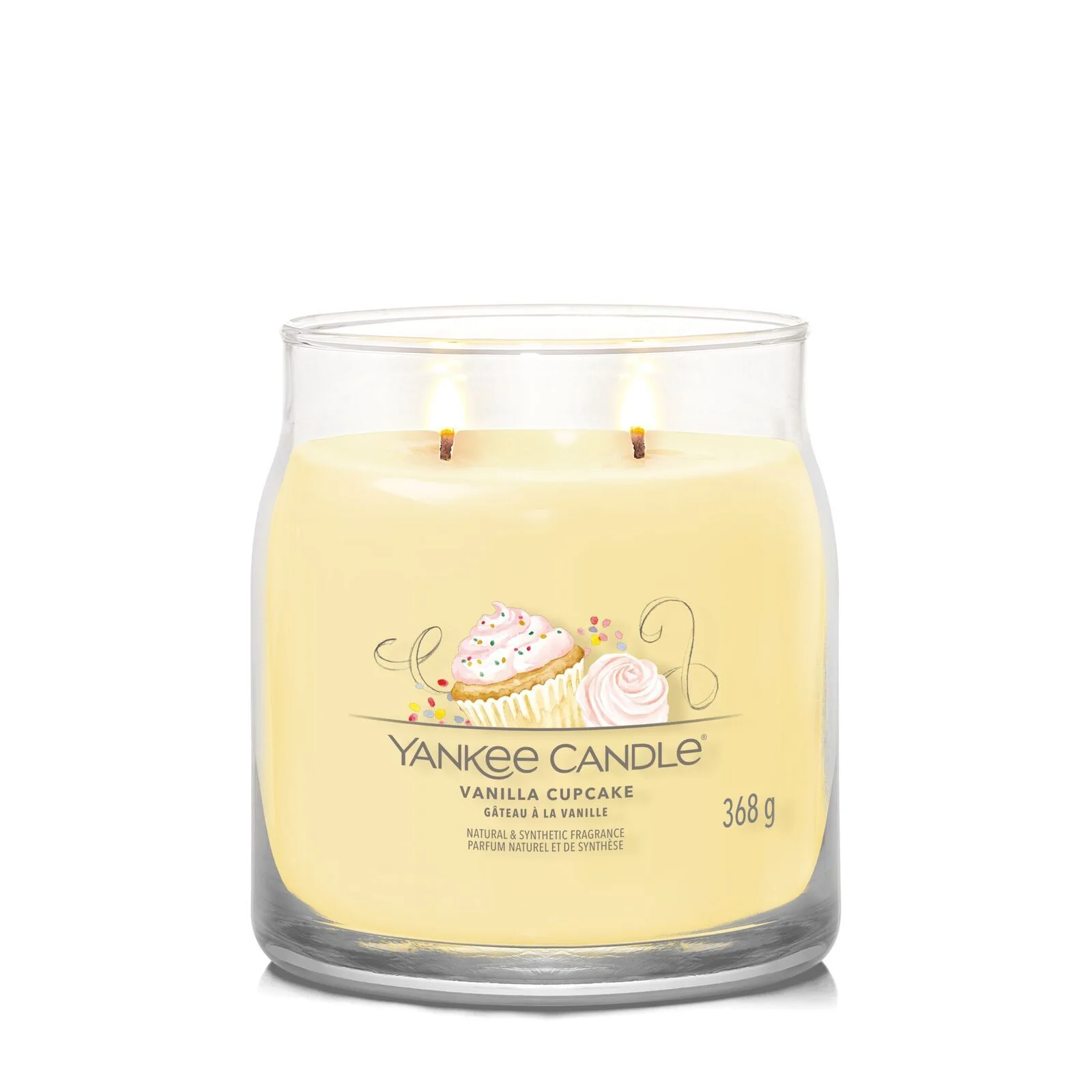 Vanilla_Cupcake_Medium_LIT-1-1 Vanilla Cupcake Signature Medium Jar 368g 2-Docht