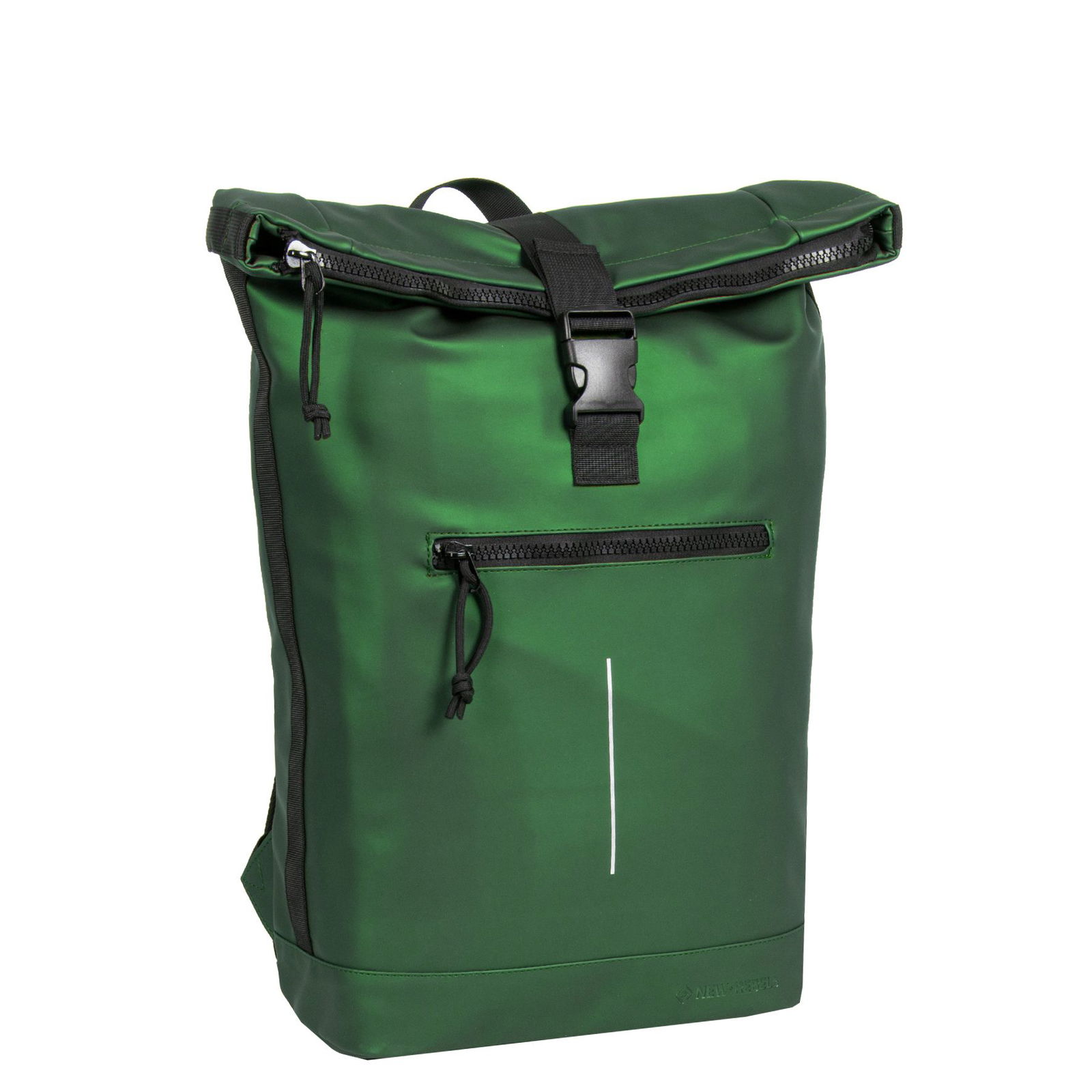 Mart - New York Rolltop Rucksack grün metallic