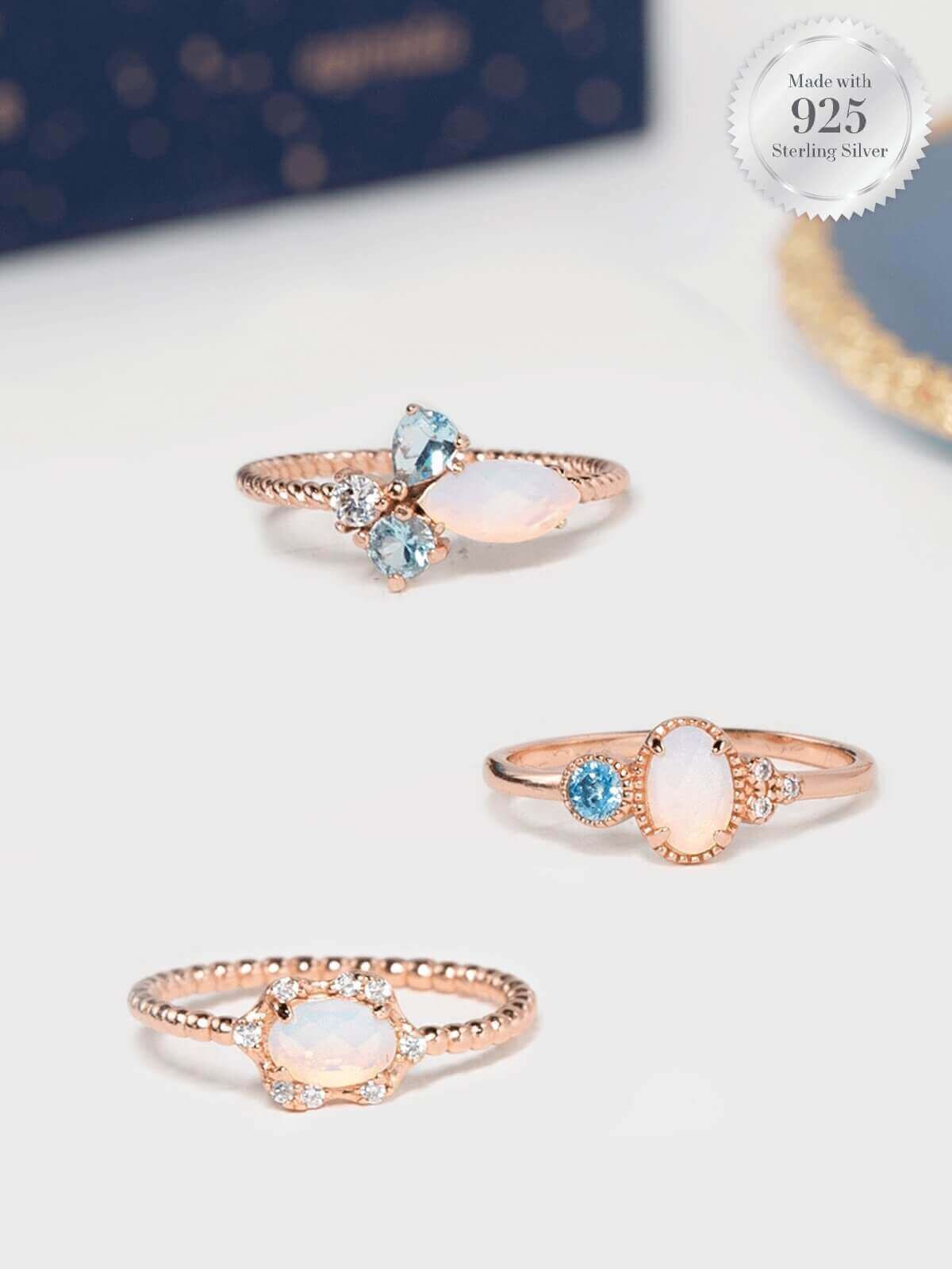 Moonstone-V3B-925 Moonstone Kerze (Ring)