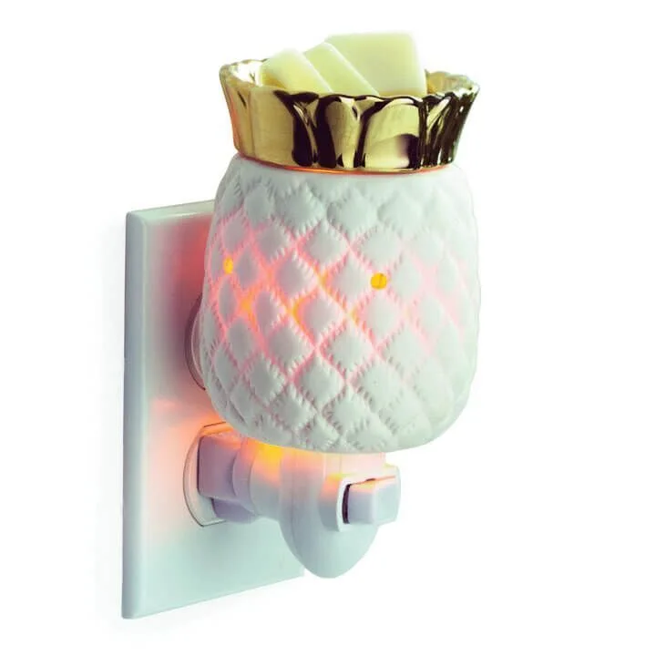 WHITE-PINEAPPLE-Ananas-Duftlampe White Pineapple Duftlampe für die Steckdose