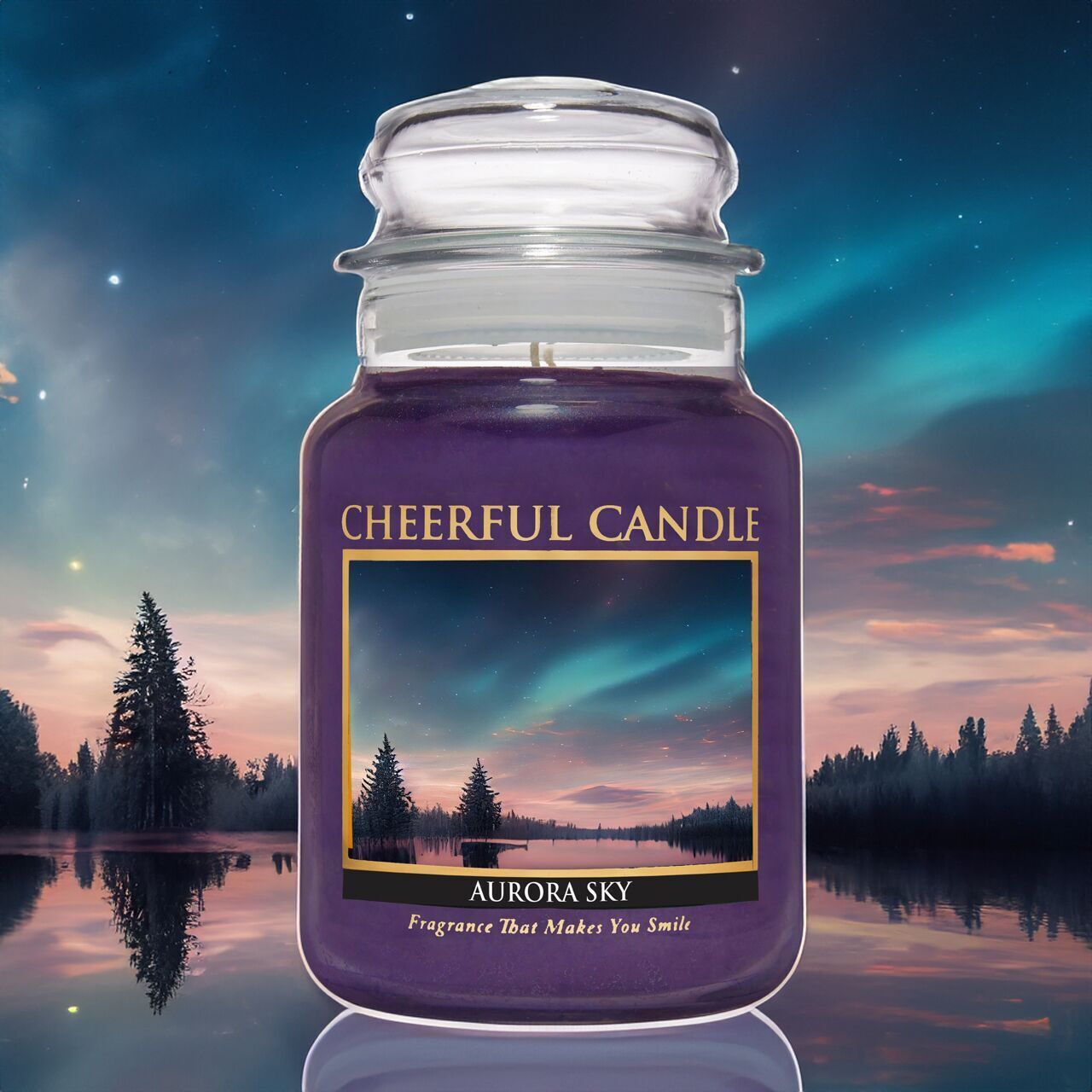 Cheerful-Candle-Aurora-Sky Aurora Sky 680g