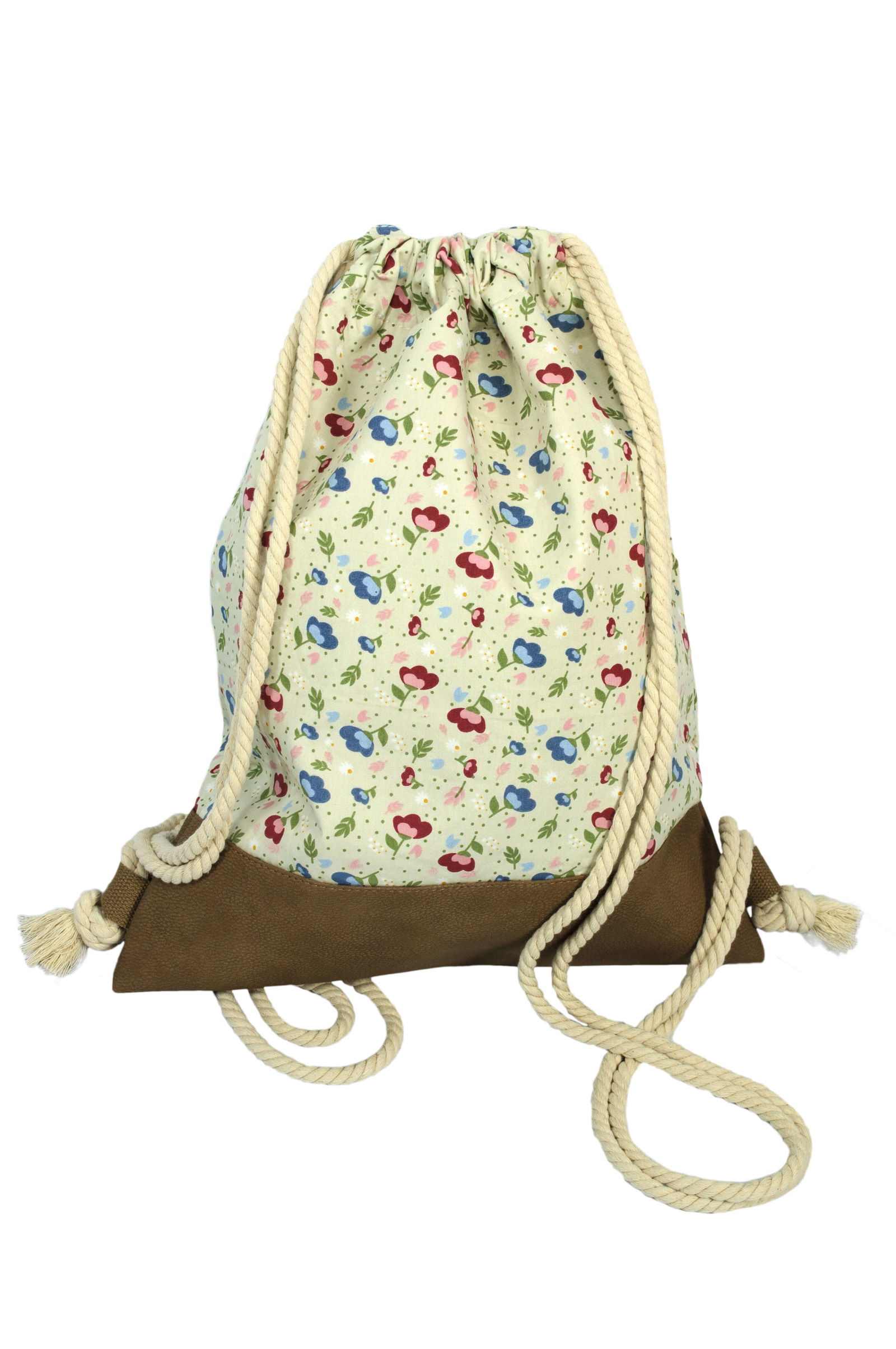 Freizeit-Büdel Floral blau 701
