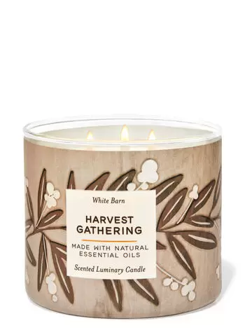 026327837 Harvest Gathering - 411g 3-Docht Kerze
