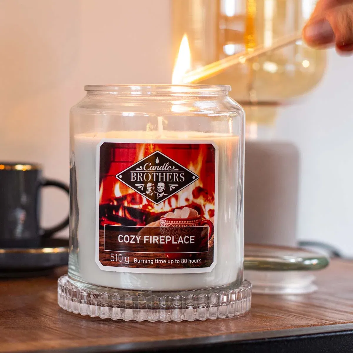 Cozy Fireplace 510g Candle Brothers Duftkerze