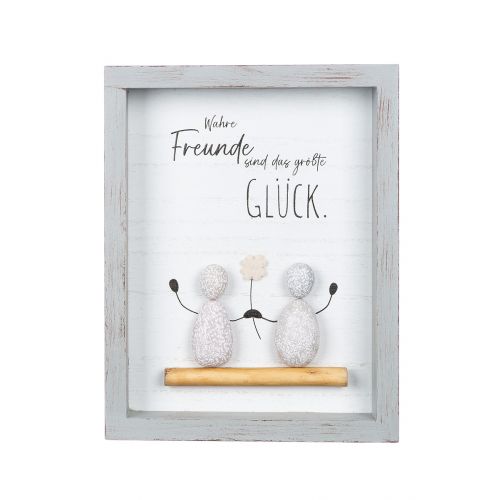 Steinbild Freundschaft Variante 2