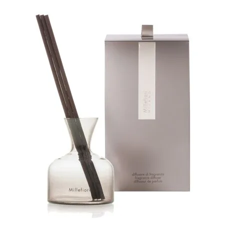 90VADO Reed Diffuser Glas Vase braun