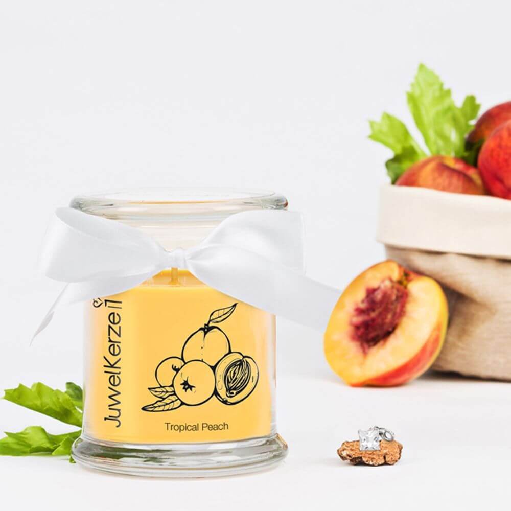 JuwelKerze Tropical Peach (Charm Anhänger) 230g