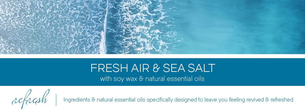 REFRESH Fresh Air & Sea Salt 411g (3-Docht)