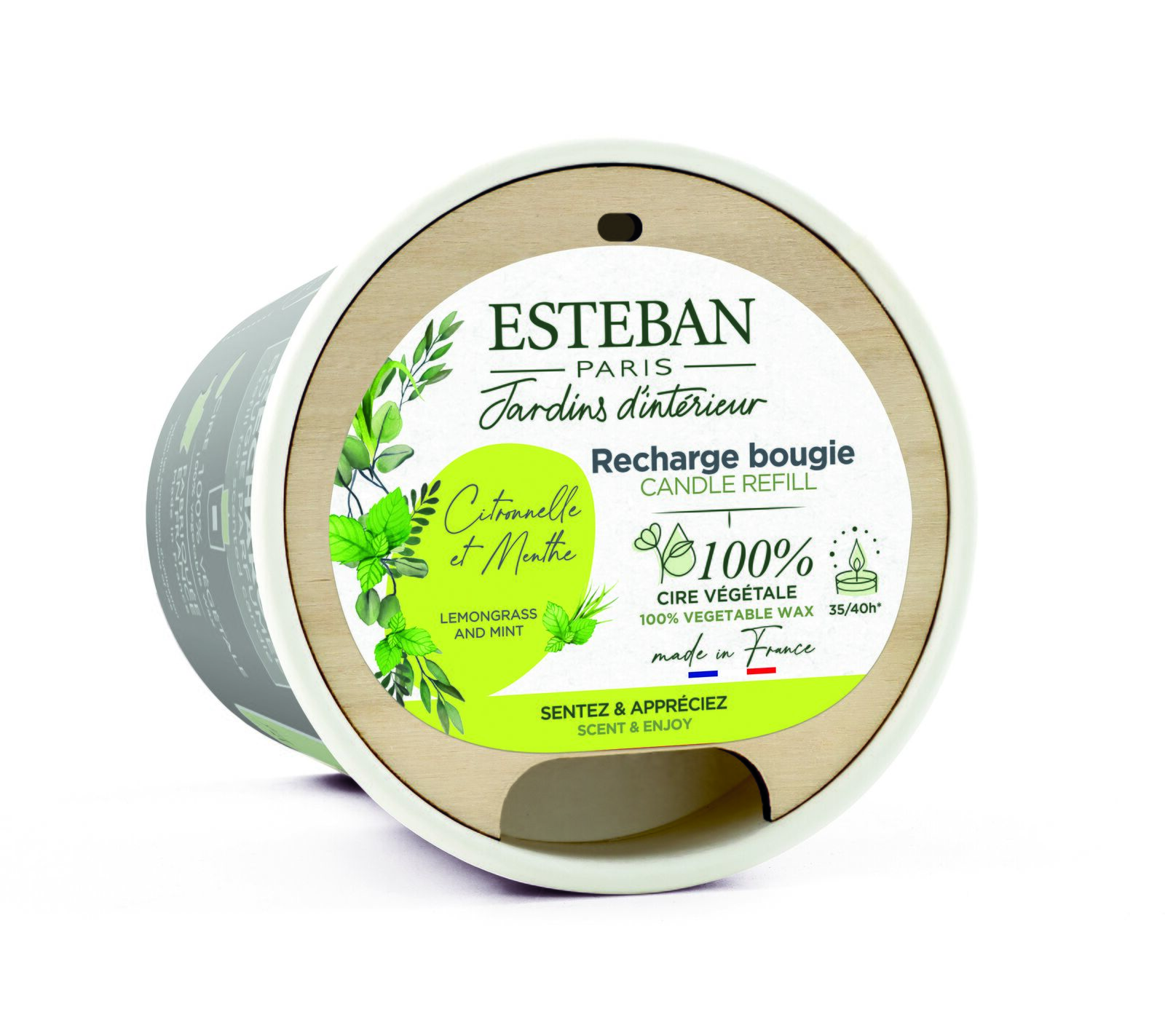 BCM-005_2 Zitronengras & Minze Nachfüller für Duftkerze 180g