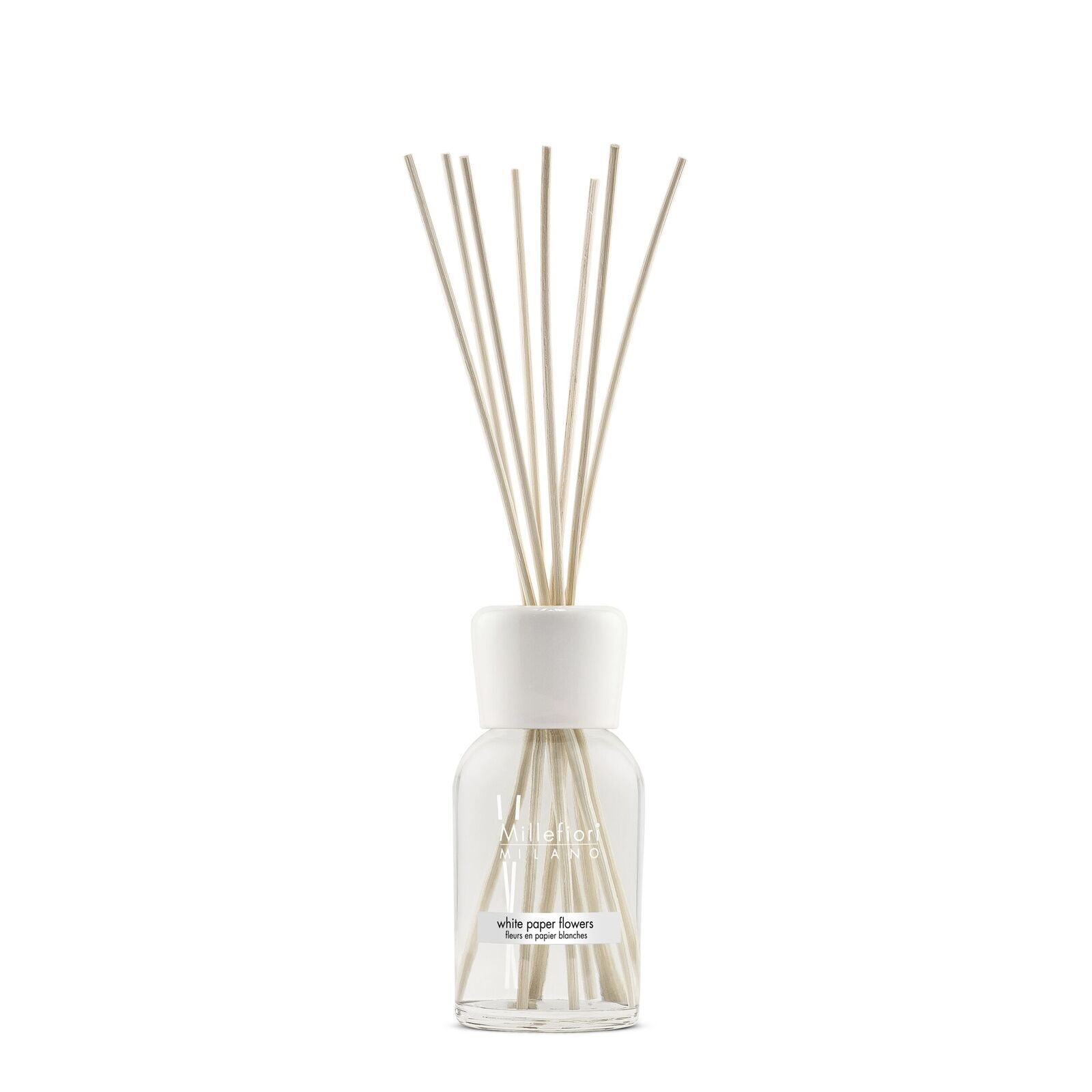 7DDWF_Millefiori-Milano_Reed-Diffuser-250ml_White-Paper-Flowers White Paper Flowers - Milano Reed Diffuser 250ml