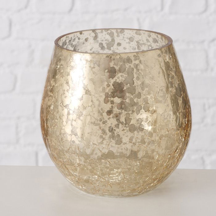 Windlicht Halma gold 13cm