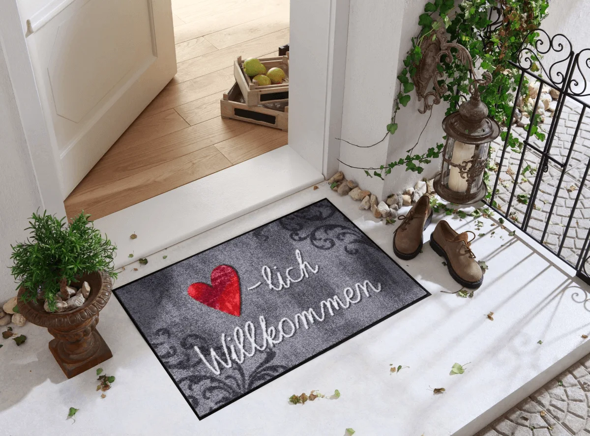 sld1252-050x075_herzlich-aquarell_m3 Wohnmatte Herzlich Aquarell