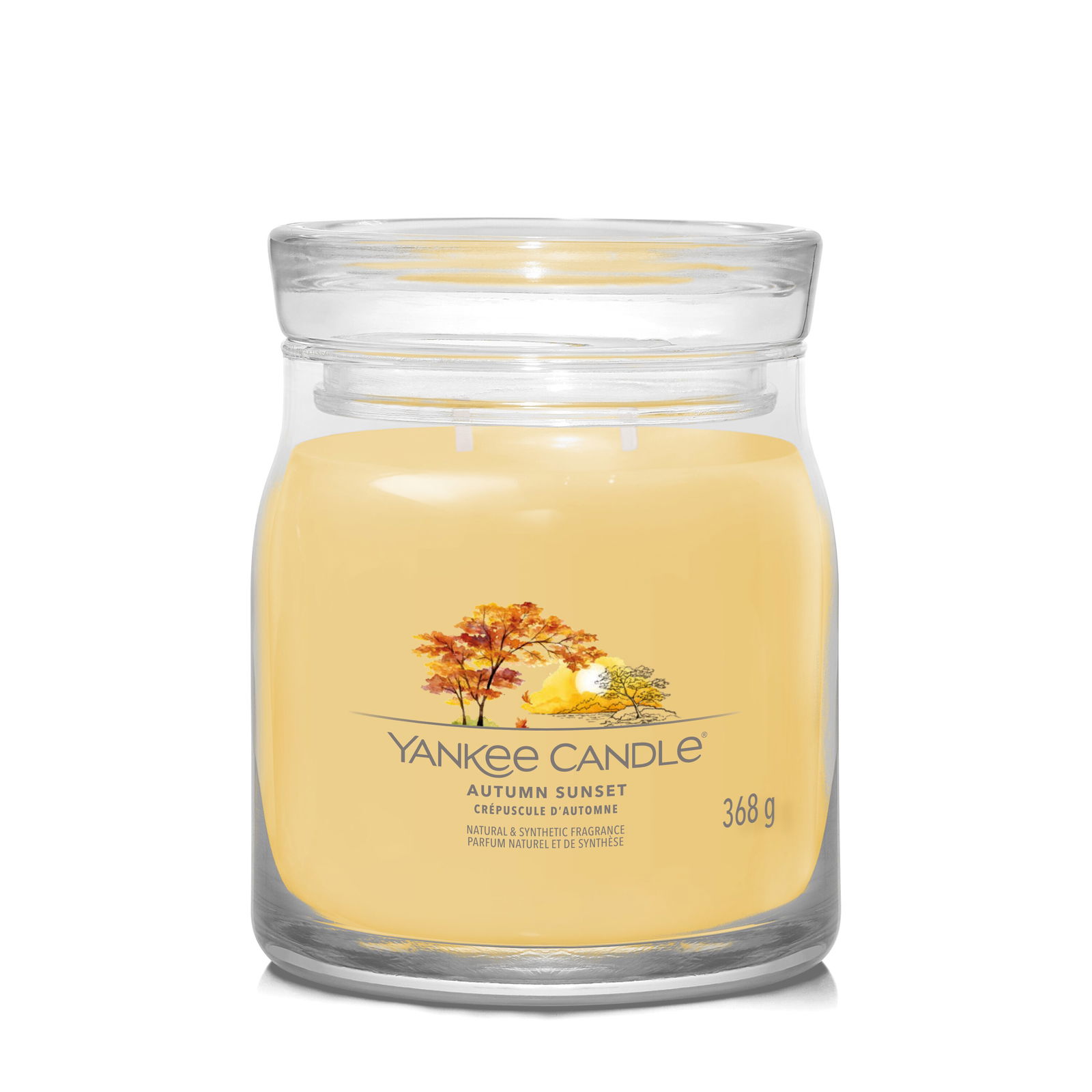 Autumn Sunset Signature Medium Jar 368g 2-Docht